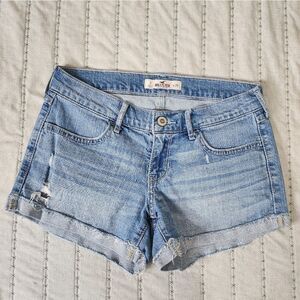 Hollister Womens Blue Short Shorts